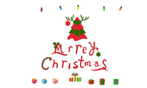 2311 NEW Christmas tree, large-sized garage door, Christmas decoration 8311LA