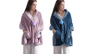 2311 NEW Women's multifunctional shawl cover blanket for autumn and winter warmth 8329