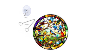 2402 NEW Many bird acrylic iron chain display window and porch decorative pendants 8366LA