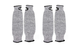 2403 Five level cutting protection sleeve hPPE cutting protection arm sleeve glass factory safety protection cut protection sleeve 8412
