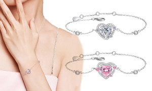 2404 Mother's Day gift - Heart shaped protective bracelet - Heart shaped holiday gift 8425LA