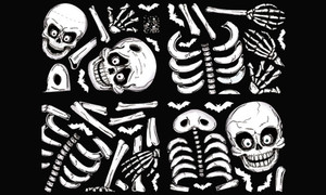 2405NEW-Skeleton decorative wall sticker6965