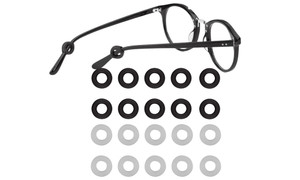 2406 NEW Glasses anti slip sleeves, silicone ear sleeves, anti slip rings, candy colored ear sleeves, ear hooks, ear holders, colored glasses accessories 8487LA