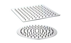 2406 NEW Bathroom stainless steel circular square 10 inch shower nozzle, showerhead top spray, large water output, shower, pressurized shower head 8803