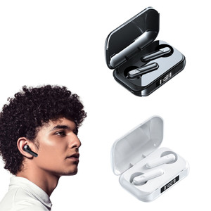 2407 NEW 2PC Half in ear K70 digital display long endurance touch wireless sports earphones  8684