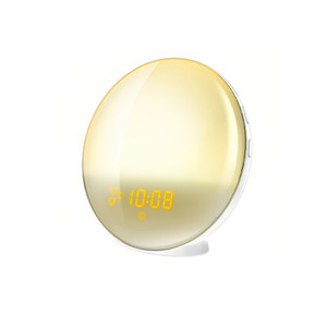 2408 NEW Simulated Sunrise Calling LED Electronic Clock Light Colorful Atmosphere Light  8916