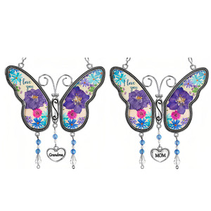 2408 New Butterfly Wind Chime Garden Pendant, Mother's Day Birthday Gift 8922