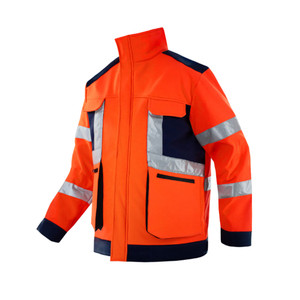 NEW  2408 Reflective safety highway administration gas station shipping construction construction site suit work clothes jacket  8536
