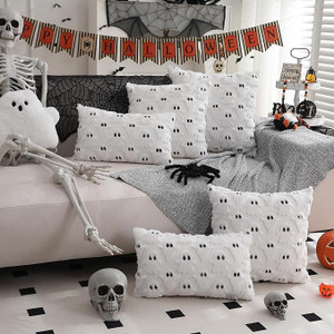 2409NEW-Halloween Ghost Pillowcase Spooky Decorative Cover 8761