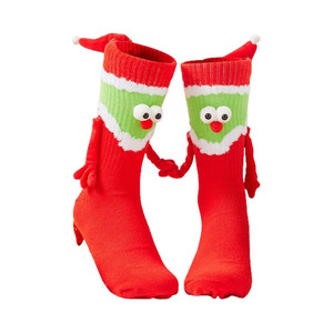 2410NEW-2-Pcs Christmas Stocking Scarf Sock Decoration 8778