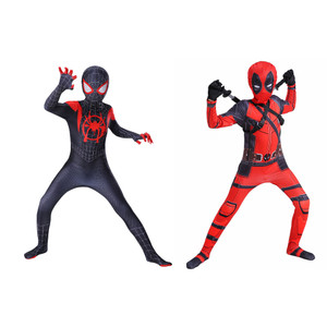 2410 New Children's cosplay performance Halloween Spider Man bodysuit 8954
