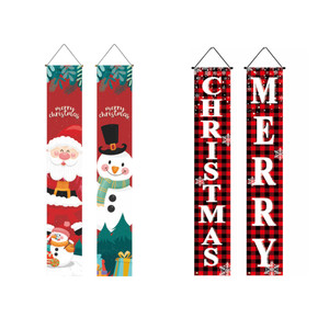 2411 New 2 pairs holiday party decoration Christmas couplets 8995