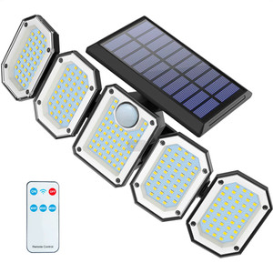NEW  2503  Solar garage waterproof light human body induction light remote control lighting   9401
