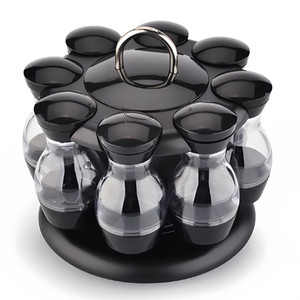 NEW  2504 Rotating seasoning rack seasoning bottle set 9318