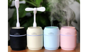 Humidifier small fan LED household nightlight-6946