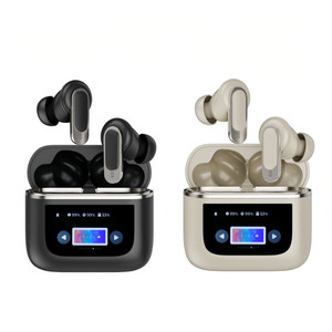 NEW  2505 V8 Color Screen Touch Earphones In-Ear Wireless Bluetooth Earphones Smart Screen ANC Noise Reduction 9630