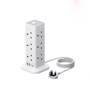 NEW  2505  12-bit USB Power Strip For Small Appliances Three-Layer Extension Cord Socket   9421