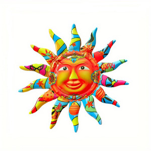 NEW  2507  Sun Smile Wall Decoration Garden Ornaments   9439