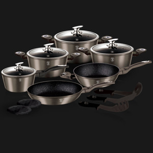 Berlinger Haus 15 pcs cookware set Carbon Metallic Line