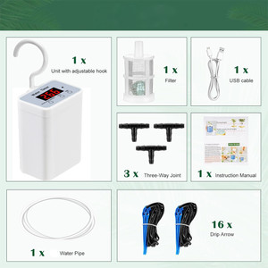 NEW  2508  Timed Intelligent Automatic Green Plant Drip Irrigation Watering  9449