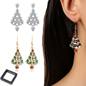 NEW  2508 Christmas Tree Element Earring Set  5438&5371