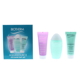 Biotherm Aquasource Day Tripper Set: 20ml Cleansing Gel & Toning