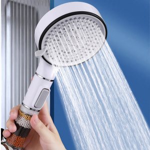 NEW 2508 Handheld pressurized showerhead, deoxygenating beauty filter showerhead 9387