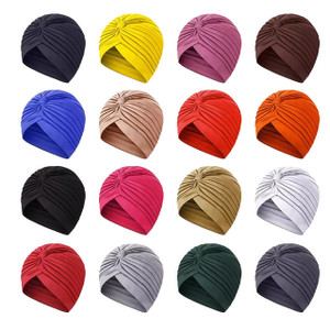 NEW 2509 Indian Style Women's Elastic Pullover Hat With Watermelon Pattern Yoga Headscarf 16Pcs 9573