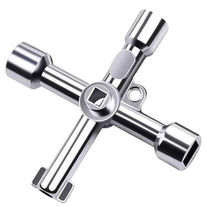 NEW 2510 Universal four corner multifunctional wrench for water valves 9576