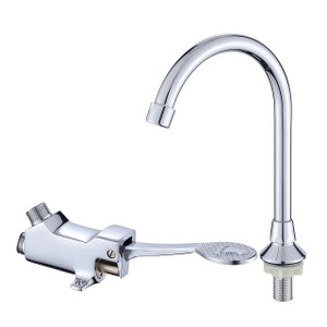 NEW 2510 All-Copper Foot Switch Faucet For Both Courtyard And Kitchen Use 9828