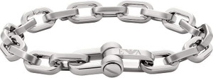 Emporio Armani Men's Stainless steel or Leather with link closure bracelet