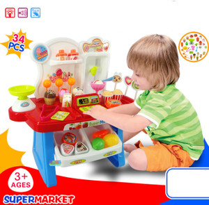 34pcs Kids Super Market play set9471