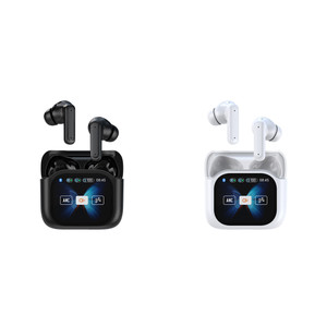 NEW 2510 BY16 In-Ear LED Full-Color Touch Noise-Cancelling Bluetooth Headphones 9844