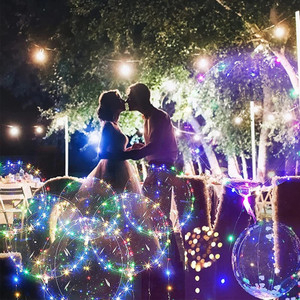 NEW 2510 20pcs LED Glow Balloons 20" – Fairy Light Party & Wedding Decor Set 9923