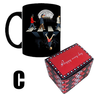 NEW 2511 Stranger Things Colour-Changing Ceramic Thermosensitive Coffee Mug Gift Box 9880
