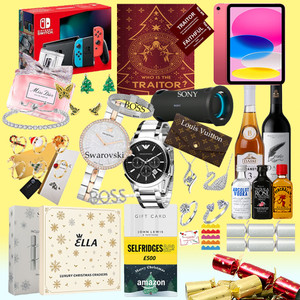 NEW 2512 Christmas Gift Mystery Crackers -SONY,Louis Vuitton,BOSS,Swarovski,Switch & More！9893