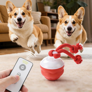 New 2512 Interactive Dog Toy with Remote Control & Barking Sound J005