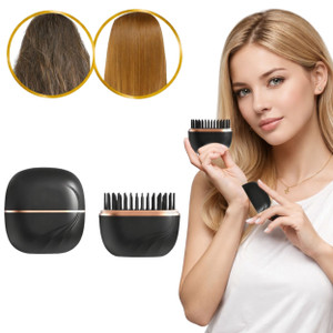 NEW 2512 SilkGlow Cordless Mini Hair Straightening Brush with Plant Protein Coating  9959