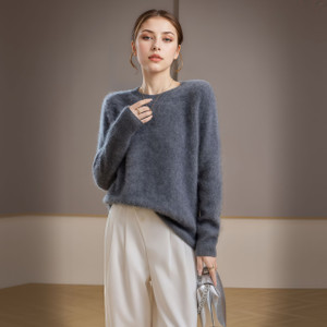 NEW 2601 Women's Premium Cashmere Brushed Knit Sweater B019