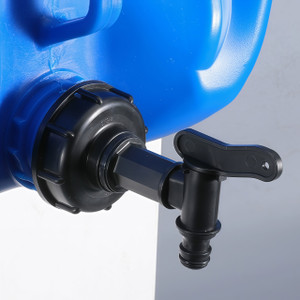 NEW 2601 IBC Tote Black Nipple Faucet 3/4" Adapter Valve B021