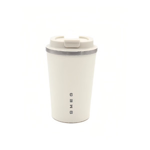 NEW 2602  Smeg Double Wall Stainless Steel Coffee Travel Mug9983