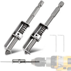 NEW 2602 2pcs Spring-Loaded Screw Holder Bit, Anti-Drop PH2 Screw Guide for DIY & Home Repair B044