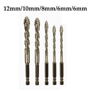 NEW 2603 Multi Material Drill Bit, Tungsten Carbide Drill Bit for Tile, Brick, Wood (6–12mm Options) B075