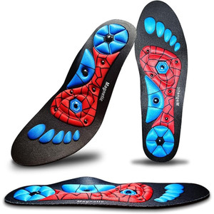 NEW 2604 Orthopedic Acupressure Massage Insoles for Men and Women - Helps Promote Blood Circulation and Relieve Fatigue Orthopedic Acupoint Massage Insoles with Magnetic Technology, Feet and Arch Support B102