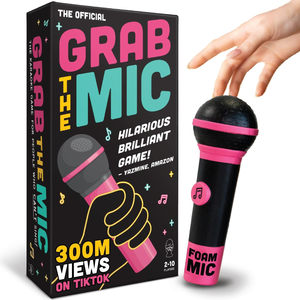 NEW 2604 Lucky Egg Grab The Mic Board Game - Bad Singers Karaoke Card Game for Family Party J098