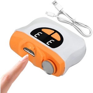 NEW 2604   2-in-1 Electric Nail Clipper with LED Light 3-Speed Rechargeable Y083