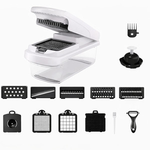 NEW 2604 15-in-1 Vegetable Chopper with Container, Fast Onion Dicer J107