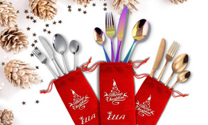 Ella Christmas Cutlery Set