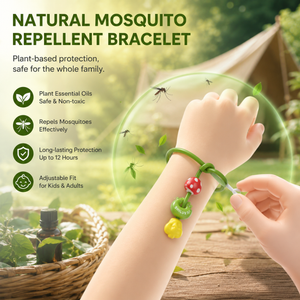 NEW 2605 Mosquito Repellent Bracelet Essential Oil Kit for Kids & Adults DIY Wristband Portable Outdoor B137