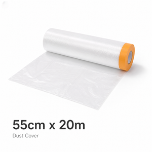 NEW 2606 Protective Dust Sheet Film – Disposable Plastic Cover for Painting, Decorating, Furniture & Floor Protection B196